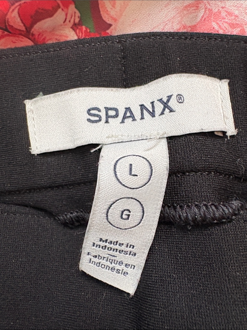 SPANX Black Pull-On Ponte Trousers - Picture 3 of 3